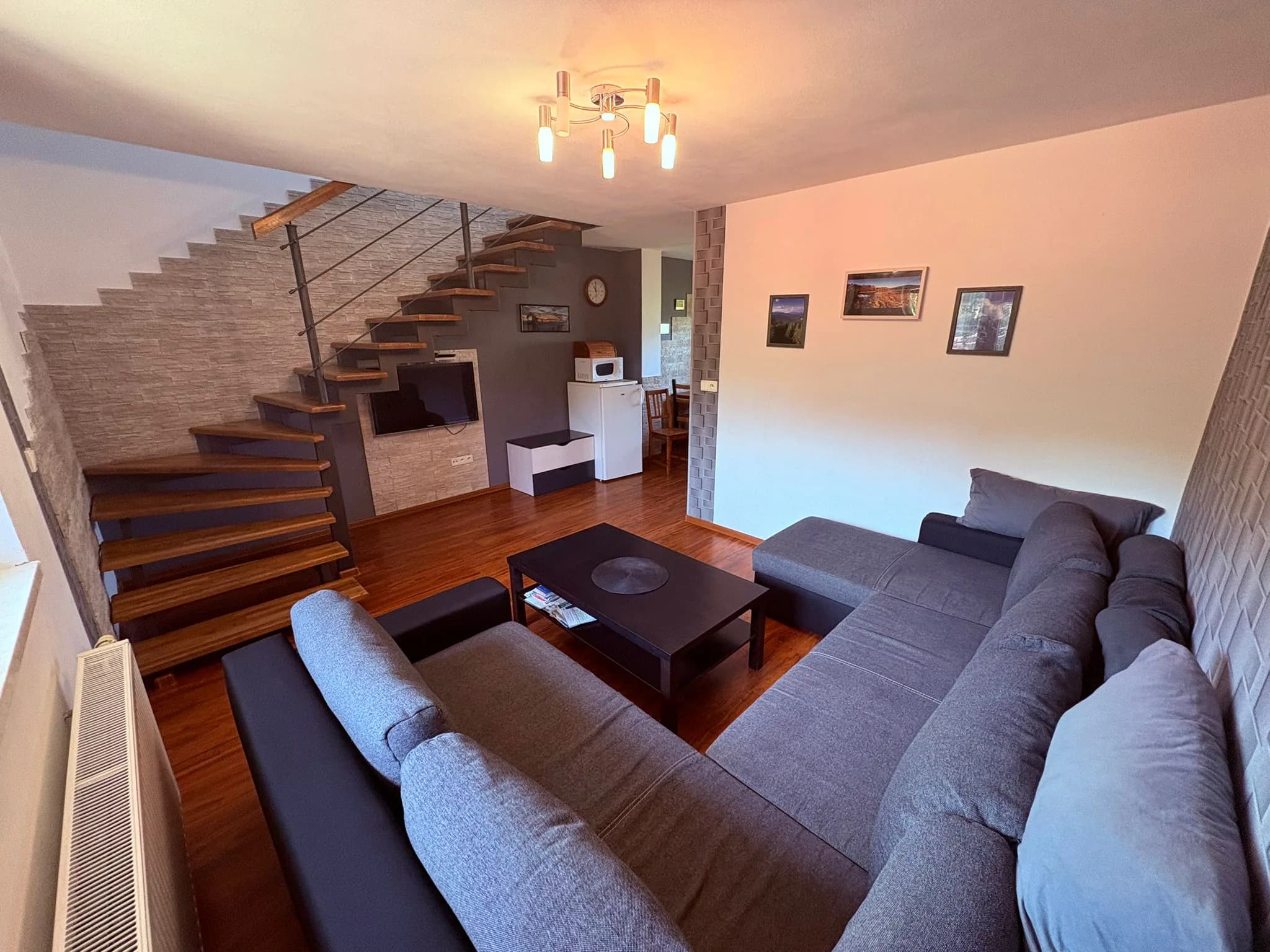 Obývací prostor apartmánu